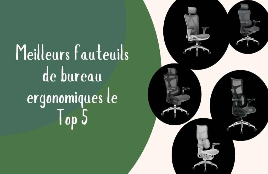 Meilleurs fauteuils de bureau ergonomiques le Top 5