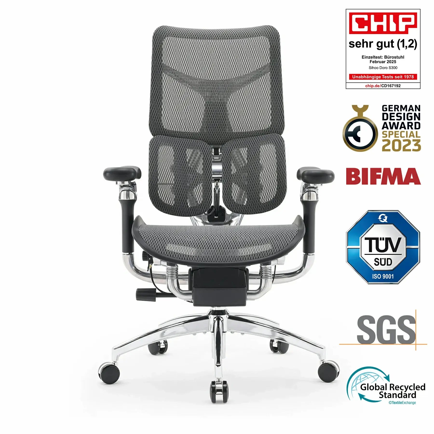 Doro S300 Chaise de bureau ergonomique